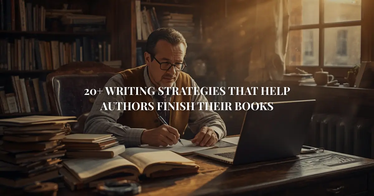20+ Writing Strategies That Help Authors Finish Their Books