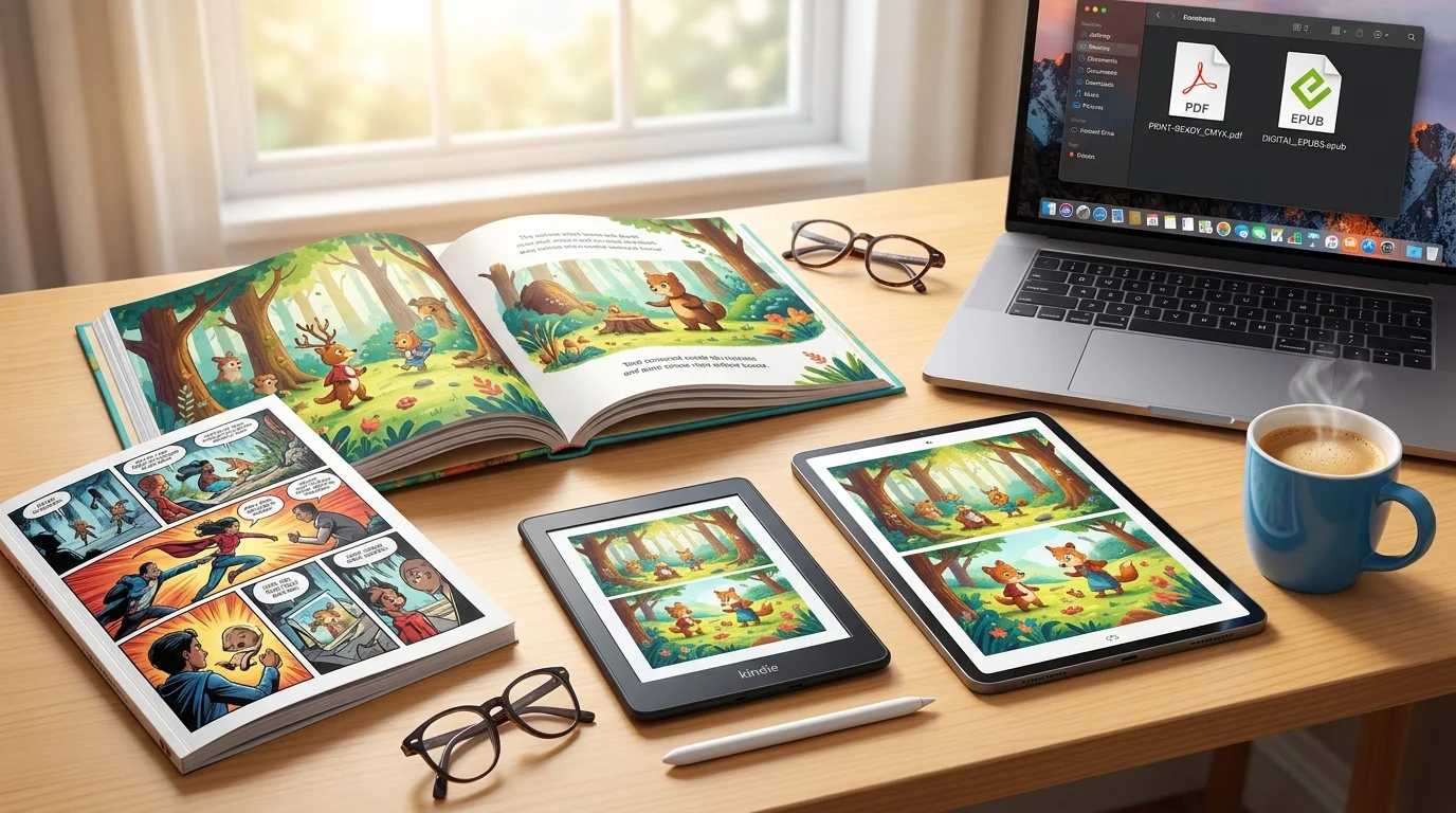 Format Children’s Books & Graphic Novels for Print & Digital