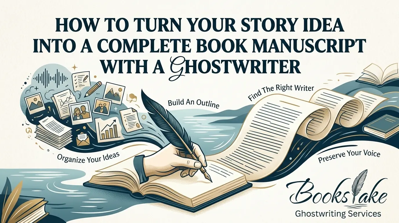 How to Turn Your Story Idea Into a Complete Book Manuscript With a Ghostwriter